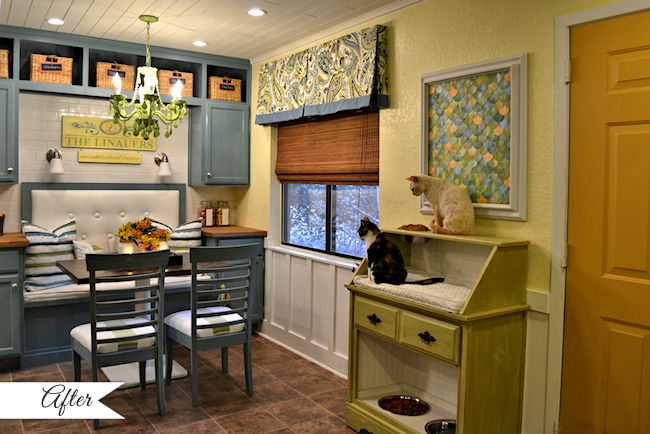 tiny condo breakfast room makeover, home decor, kitchen design