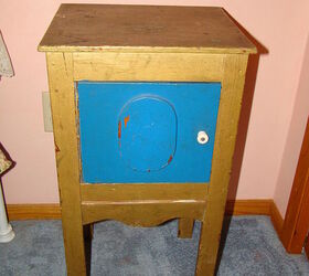 a long overdue paint transformation on a bedside stand, chalk paint, painted furniture