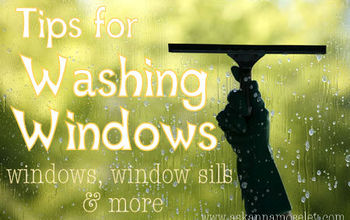 How to Clean Windows, Window Sills and Window Tracks