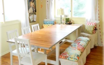 dining room from dull to bright for cheap...cheap..cheap!