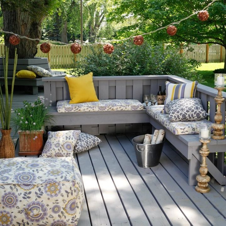 20 ideas for deck orating your back deck on a budget, decks, outdoor living