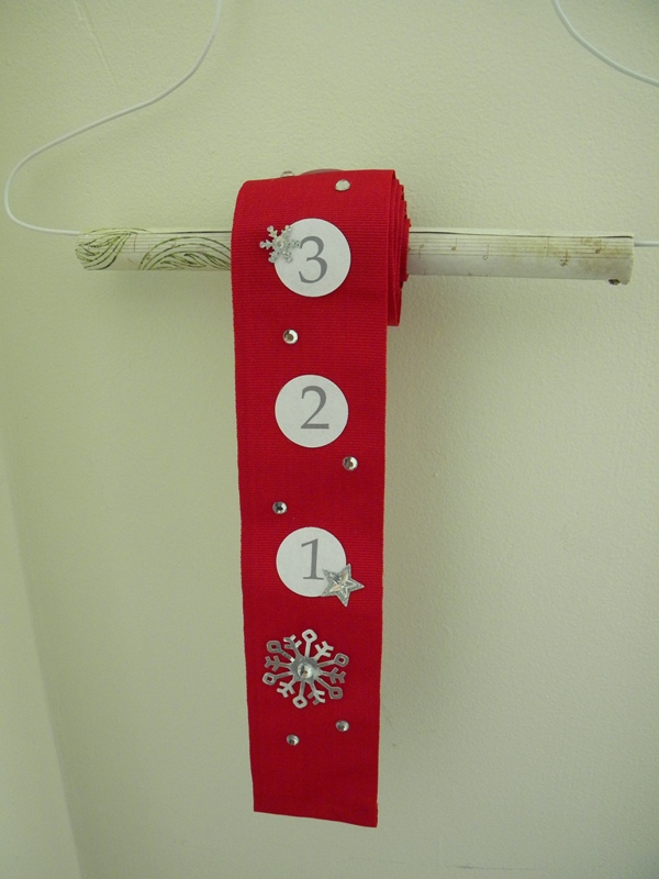 hanging advent calendar, crafts