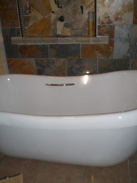 master bathroom, bathroom ideas, doors, home decor, new tub an ebay find for 300 bucks delivered D