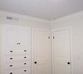 our daughter s tiny bedroom remodel, bedroom ideas, doors, home decor, home improvement, You can see the closet next to the built ins here It all works More here