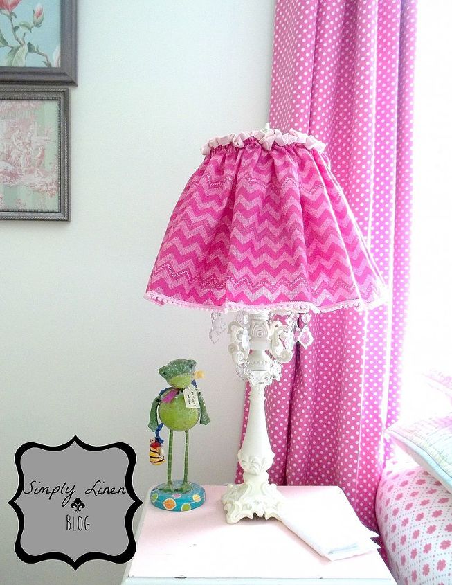 a lampshade cover and doll dress, crafts, home decor, Easy DIY sewing project great for beginners