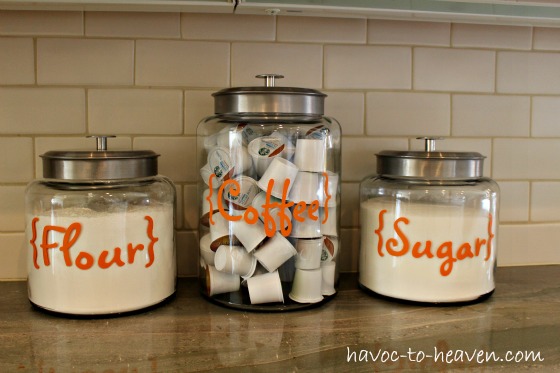 easy canister project, cleaning tips, Simple canisters
