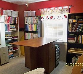 quilting info here is something that will save u room with your fabric, craft rooms, organizing, Now this is what a nice organized room looks like with these boards for sure posted on my Quilting Board site enjoy and get wrapping it up I will have a new Quilt room like this soon keep watching