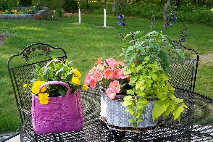 garden ideas, gardening, Every gal needs a purse