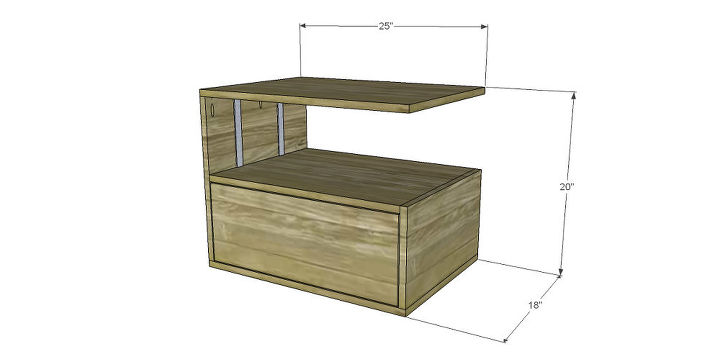 plans to build a leroy side table, diy, woodworking projects