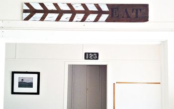 DIY Painted Timber Kitchen Sign