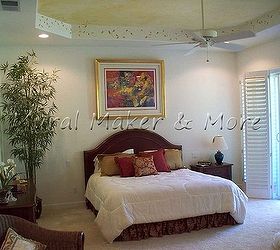 painted tray ceiling color wash, bedroom ideas, paint colors, painting