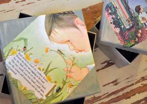 10 easy projects with mod podge, crafts, decoupage, My mom saved all of my favorite children s books although a few of them were so well loved they were falling apart To keep the pages that were still in tact I put them on paper mache boxed using Mod Podge