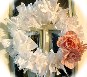 wreaths from trash bags and hangers, seasonal holiday d cor, wreaths