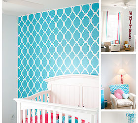 giddy with stenciled girls rooms, bedroom ideas, painting