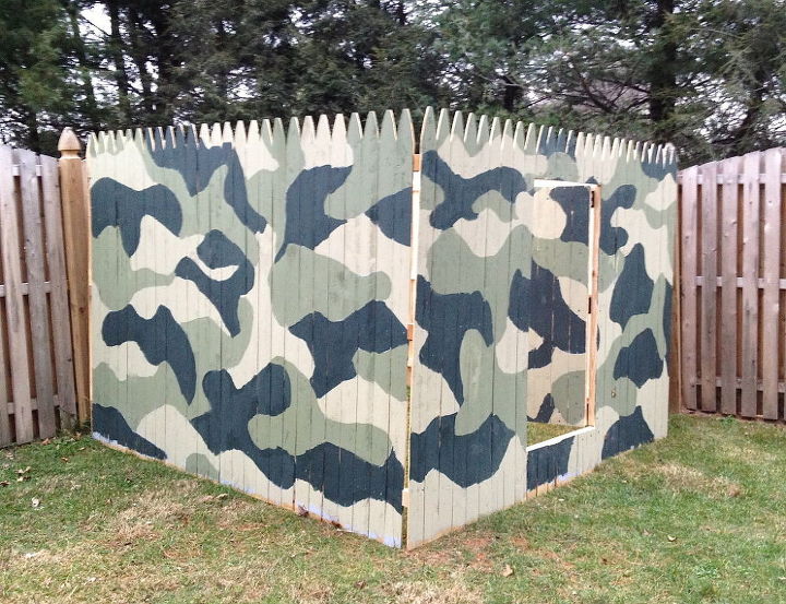 building an outdoor kids fort inspired by this old house, outdoor living, With some modifications like larger stockade fencing and paint you can alter the plan to match your kids imaginations