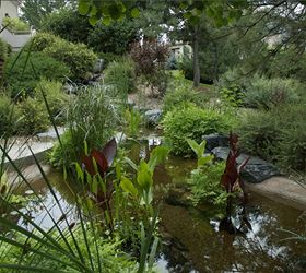water gardening ponds water features waterfalls koi ponds outdoor lifestyle, outdoor living, ponds water features, A lush Greenwood Village CO pond