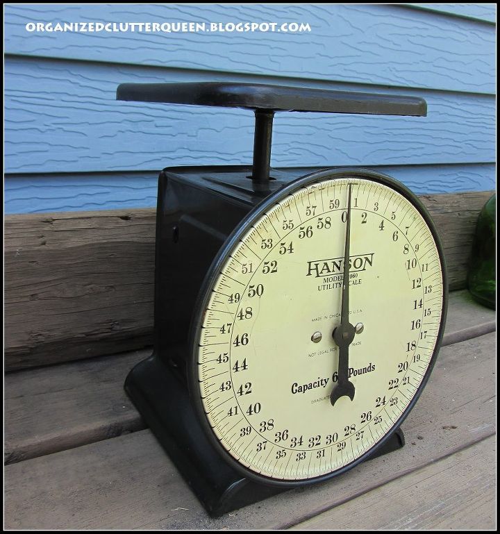 top ten vintage thrifty finds of 2012, repurposing upcycling, The Hanson Model 2060 scale was purchased for under 10 Excellent shape
