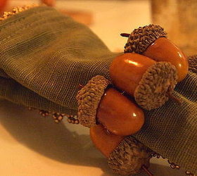 acorn napkin ring, crafts