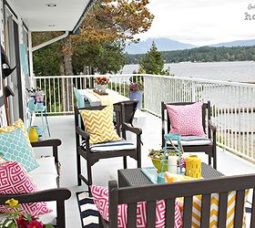 all decked out for summer thrifty ways we decked out our deck, decks, home decor, outdoor furniture, outdoor living