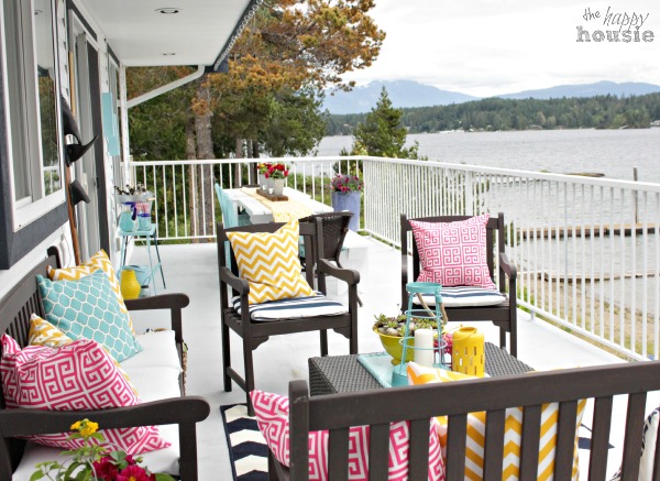 all decked out for summer thrifty ways we decked out our deck, decks, home decor, outdoor furniture, outdoor living