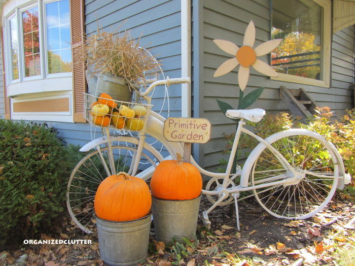 primping my bike for fall, gardening, seasonal holiday d cor