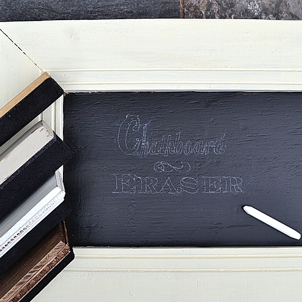 what do you use to erase you chalkboard, chalkboard paint, crafts, Chalkboard erasers