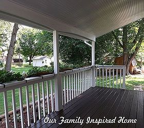 side porch inside reveal, curb appeal, diy, outdoor living
