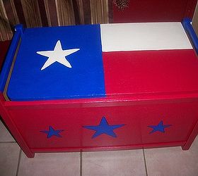repainting toy box, painting, Completed done