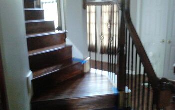 Custom Staircase with Iron Baluster