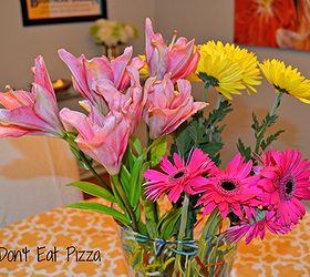 weekend project refresh and revive your dining room, dining room ideas, home decor, Add signs of spring Add elements of spring into your d cor For example fresh flowers always add a bright touch and signal that spring is here