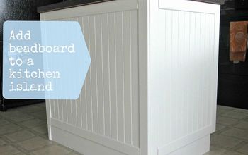 Adding Beadboard to a Kitchen Island