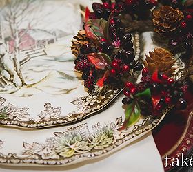 Woodland Tablescape featuring Friendly Village Dishes!