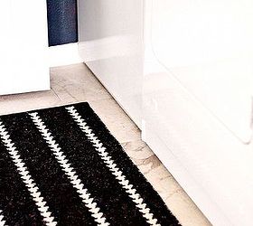 laundry room makeover, home decor, laundry rooms, Carrara marble look alike vinyl tiles