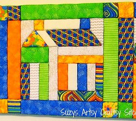 recycled craft faux quilted bulletin board, crafts, Faux quilted bulletin board created from styrofoam and fabric scraps