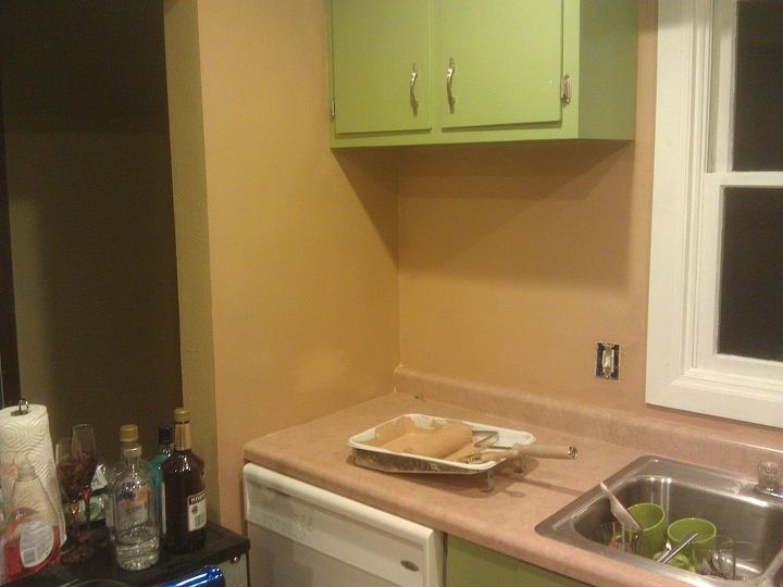 de verde a un sueo nuestros armarios de cocina se pintan, Ya est