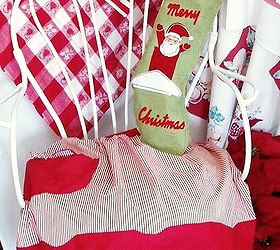 vintage aprons have heart for valentine s day decorating, christmas decorations, repurposing upcycling, seasonal holiday d cor, valentines day ideas, tie a vintage apron onto a chair for a sweet seat cover homewardfounddecor com