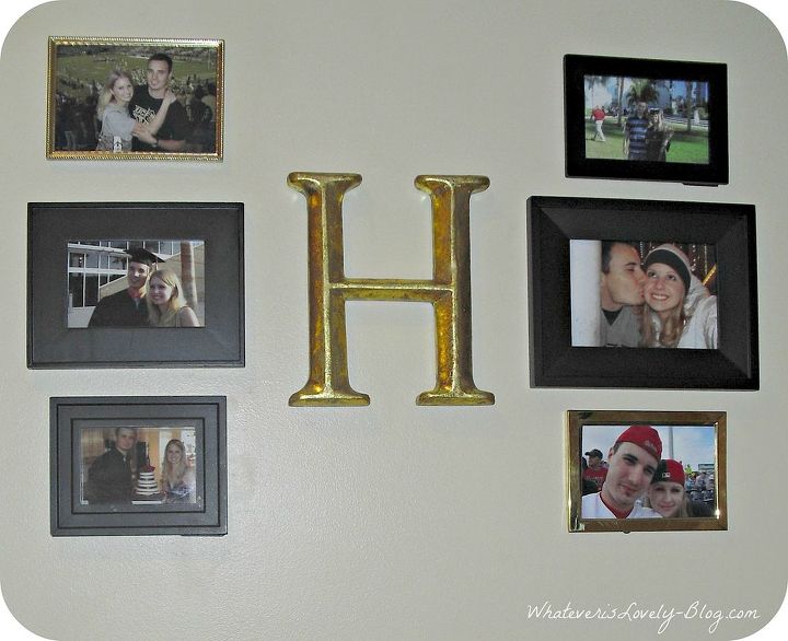 gallery walls, home decor, shelving ideas, wall decor, Family Wall Collage