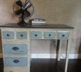 desk renovation, painted furniture, Ready to use