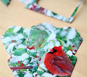 recycling cards into gift tags, crafts, repurposing upcycling