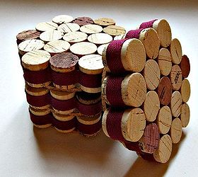 upcycling 5 new uses for old things in home decor, home decor, repurposing upcycling, 5 Wine Corks I have actually made a set like this I will post them later I love this idea I also love that you can customize them with different types of ribbon to make them work for any room or household These would also