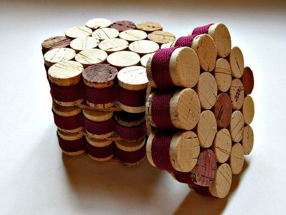 upcycling 5 new uses for old things in home decor, home decor, repurposing upcycling, 5 Wine Corks I have actually made a set like this I will post them later I love this idea I also love that you can customize them with different types of ribbon to make them work for any room or household These would also