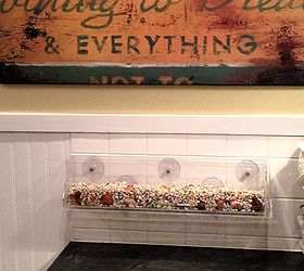 from a white barron backsplash to a kitchen bursting with spring color, container gardening, gardening, home decor, kitchen backsplash, kitchen design, wall decor