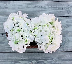 how to make a flower arrangement out of a hydrangea bush, crafts, flowers, gardening, home decor, hydrangea, Add to the floral foam