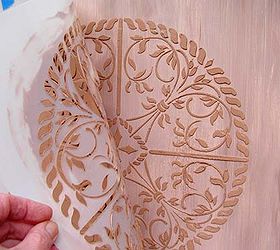 create raised designs on just about anything with plaster stencils, crafts, painted furniture