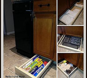 under cabinet drawers, diy, how to, kitchen cabinets, kitchen design, woodworking projects, Finished Drawers