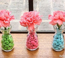 how sweet it is decorating your home with candy, home decor, Centerpiece jars To make a unique table centerpiece or mantle display all you need are a few cool jars Fill the jars with different colored candy use the same type for a cohesive vibe and arrange them artfully along your tabletop