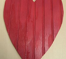 upcycled bead board valentine, crafts, repurposing upcycling, seasonal holiday decor, valentines day ideas, Paint your valentine