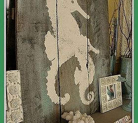 head on over and see how i used some free pallets to make some sea horse pallet art, crafts, pallet, repurposing upcycling