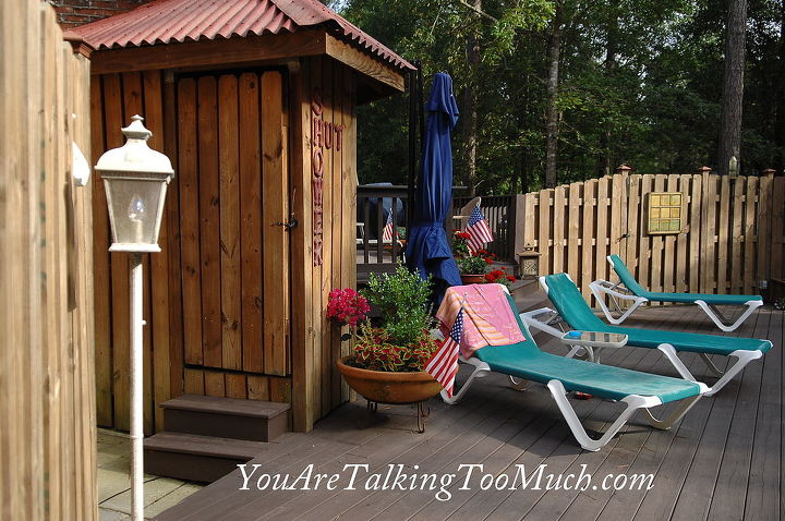 my outdoor cabana and retreat all built on a real life budget i share how on my, decks, outdoor living, pool designs