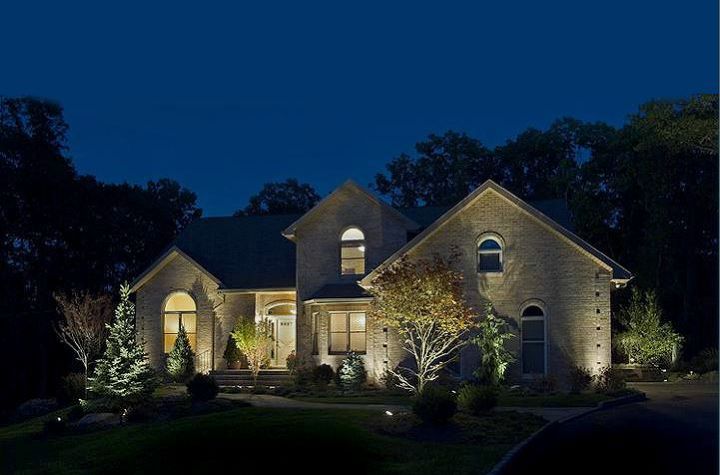 architectural outdoor lighting, curb appeal, lighting